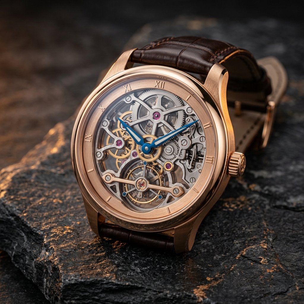 Kronos Tourbillon Volant in 18K Rose Gold